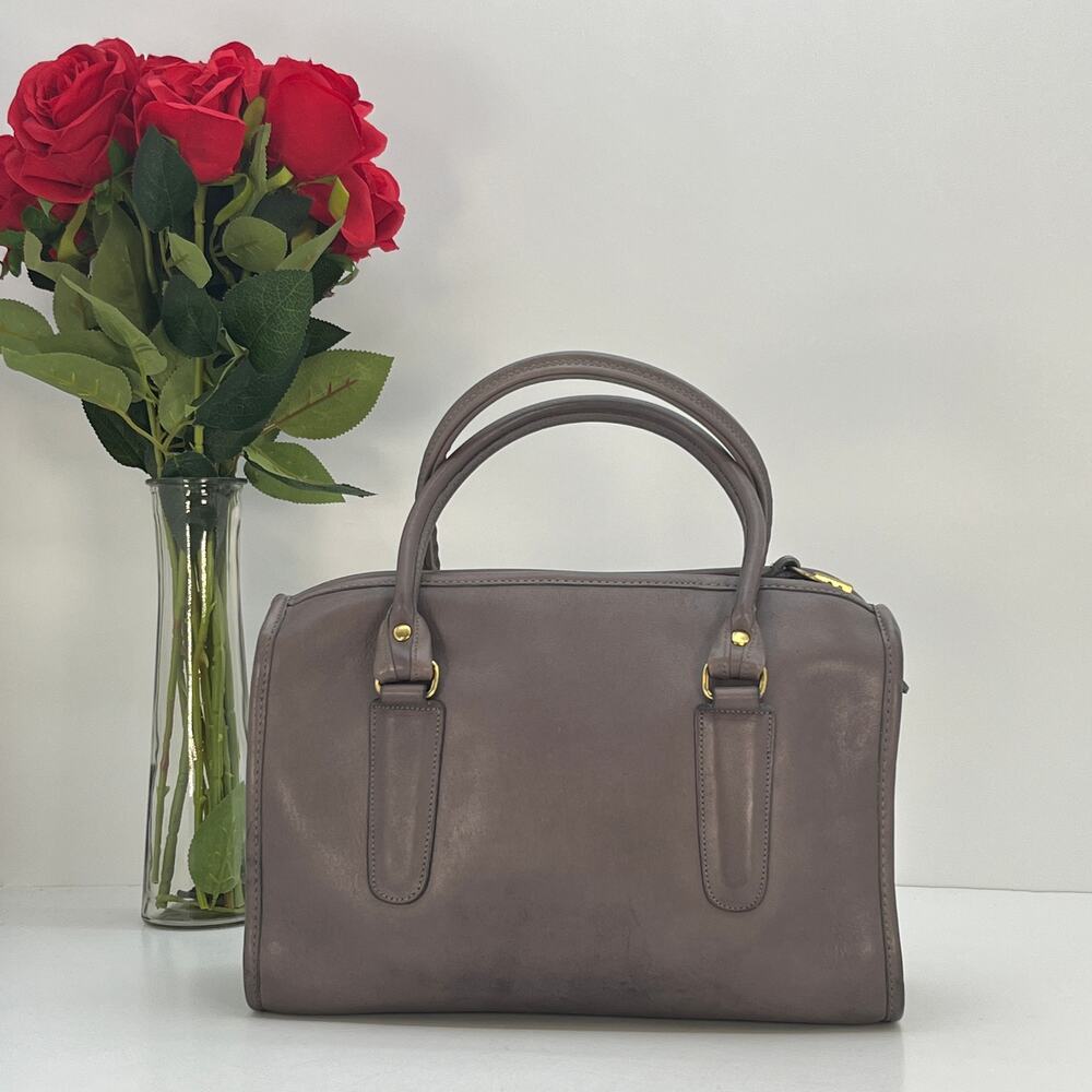 Vintage Coach NYC Madison Satchel 9725 Gray 1980s